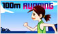 Play game 100m Running